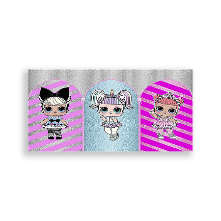 Capa Painel Retangular Sublimado - Lol Surprise