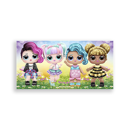 Capa Painel Retangular Sublimado - Lol Surprise