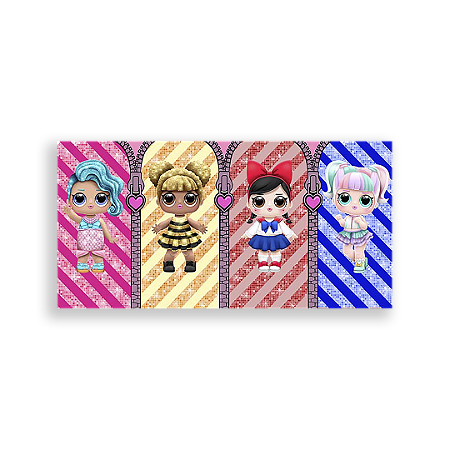 Capa Painel Retangular Sublimado - Lol Surprise