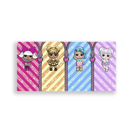 Capa Painel Retangular Sublimado - Lol Surprise