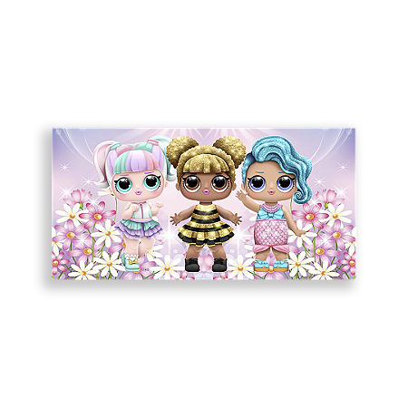 Capa Painel Retangular Sublimado - Lol Surprise
