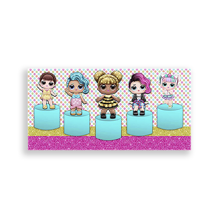 Capa Painel Retangular Sublimado - Lol Surprise