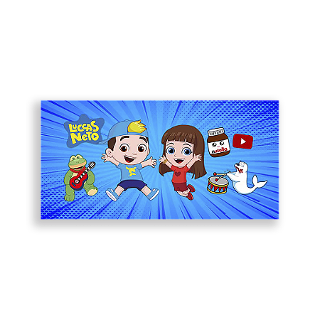 Capa Painel Retangular Sublimado - Luccas Neto