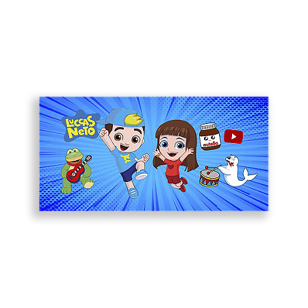 Capa Painel Retangular Sublimado - Luccas Neto
