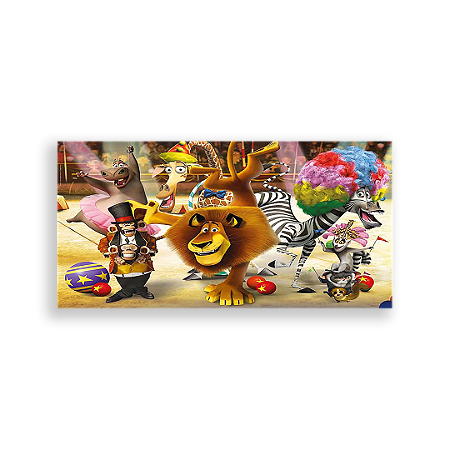 Capa Painel Retangular Sublimado - Madagascar