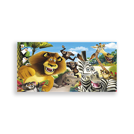 Capa Painel Retangular Sublimado - Madagascar