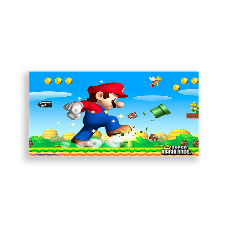 Capa Painel Retangular Sublimado - Mario