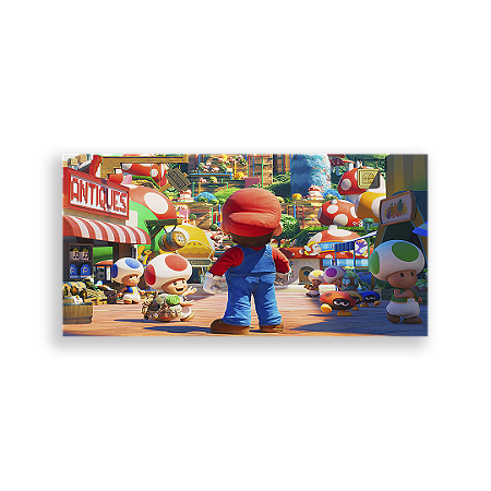 Capa Painel Retangular Sublimado - Mario