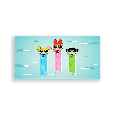 Capa Painel Retangular Sublimado - Meninas Super Poderosas