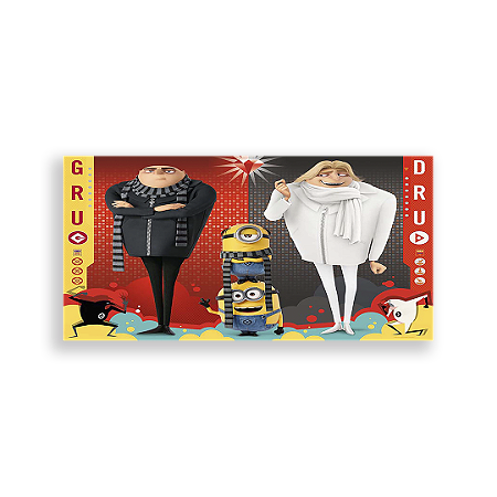 Capa Painel Retangular Sublimado - Meu Malvado Favorito