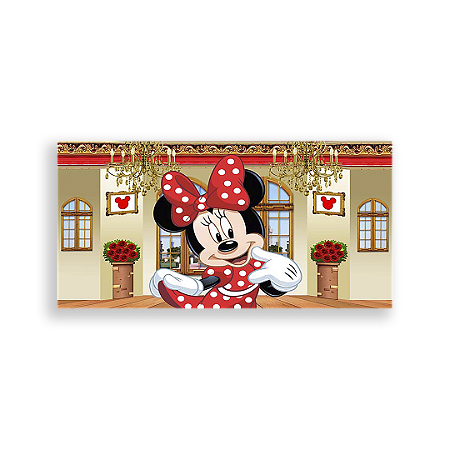 Capa Painel Retangular Sublimado - Minnie Realeza