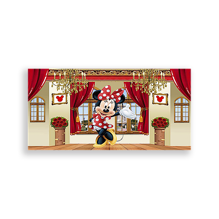 Capa Painel Retangular Sublimado - Minnie Realeza