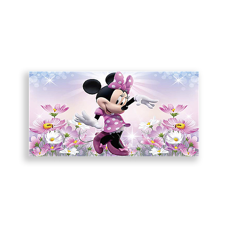 Capa Painel Retangular Sublimado - Minnie Rosa