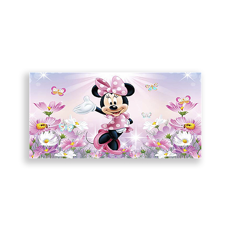 Capa Painel Retangular Sublimado - Minnie Rosa