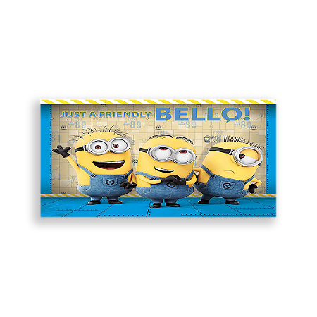 Capa Painel Retangular Sublimado - Minnions