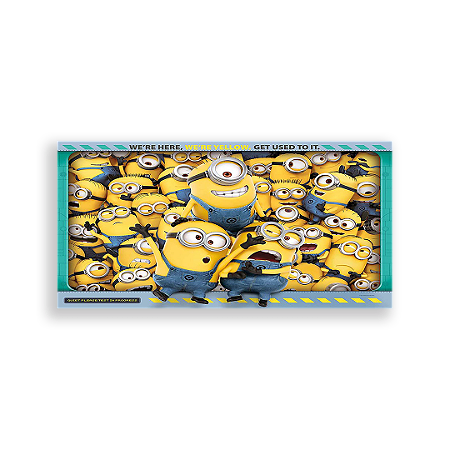 Capa Painel Retangular Sublimado - Minnions