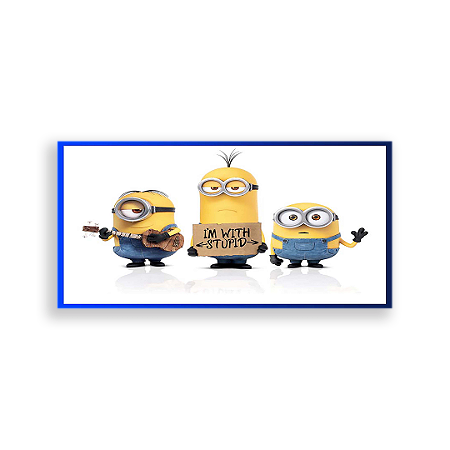 Capa Painel Retangular Sublimado - Minnions