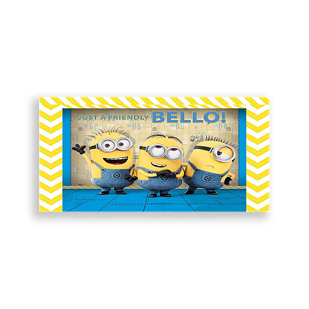 Capa Painel Retangular Sublimado - Minnions