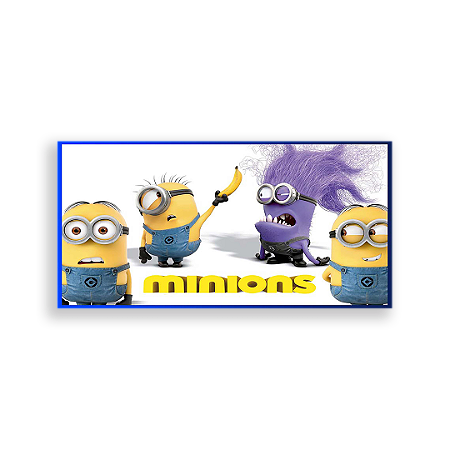 Capa Painel Retangular Sublimado - Minnions