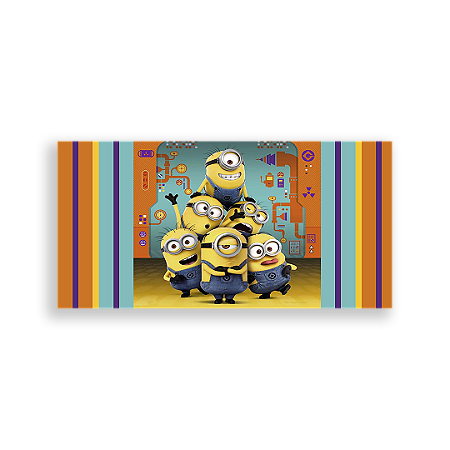 Capa Painel Retangular Sublimado - Minnions