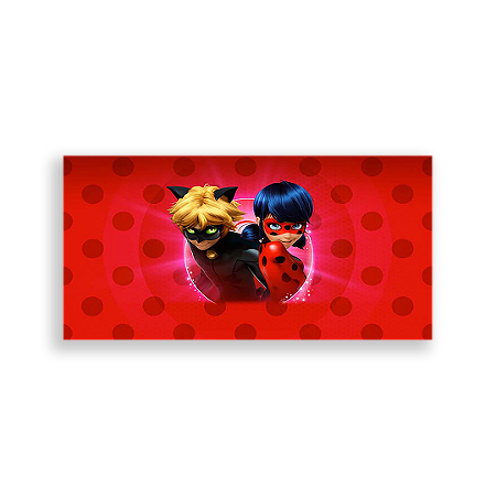 Capa Painel Retangular Sublimado - Miraculous