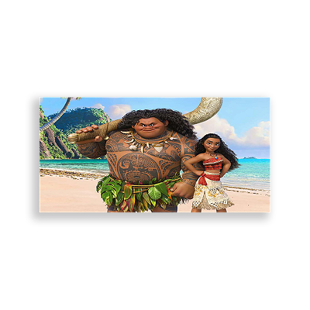 Capa Painel Retangular Sublimado - Moana