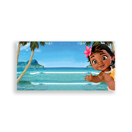 Capa Painel Retangular Sublimado - Moana