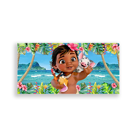 Capa Painel Retangular Sublimado - Moana