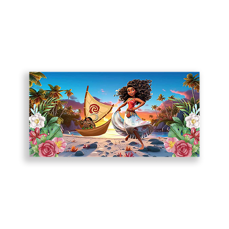 Capa Painel Retangular Sublimado - Moana