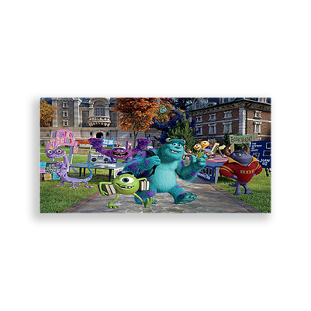 Capa Painel Retangular Sublimado - Monstros Sa