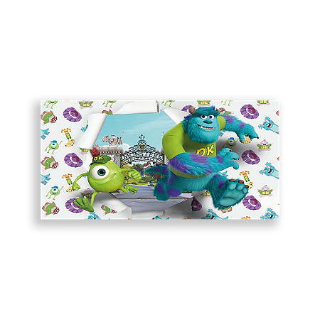 Capa Painel Retangular Sublimado - Monstros Sa