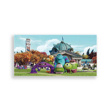 Capa Painel Retangular Sublimado - Monstros Sa