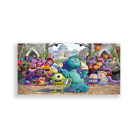 Capa Painel Retangular Sublimado - Monstros Sa