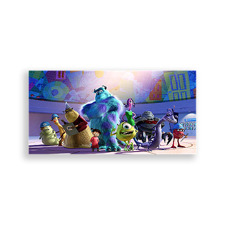 Capa Painel Retangular Sublimado - Monstros Sa