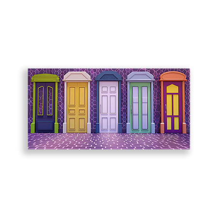 Capa Painel Retangular Sublimado - Monstros Sa