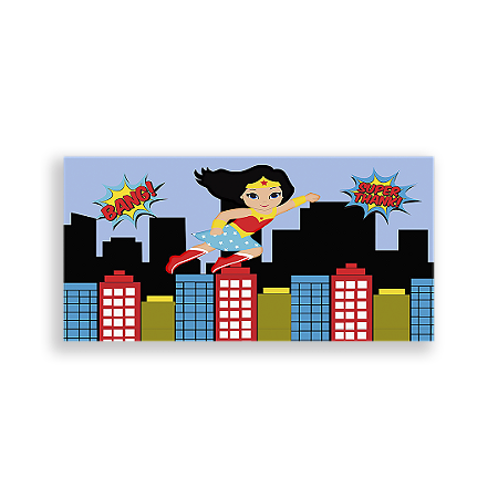 Capa Painel Retangular Sublimado - Mulher Maravilha