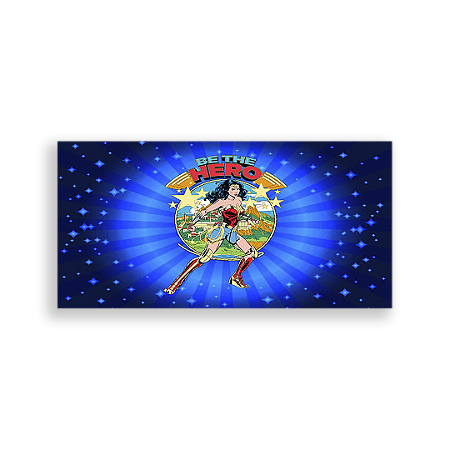 Capa Painel Retangular Sublimado - Mulher Maravilha