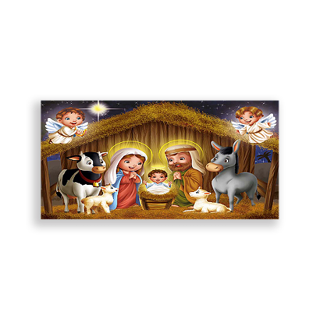Capa Painel Retangular Sublimado - Natal