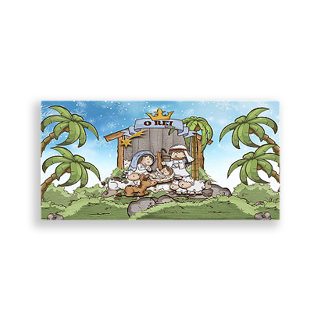 Capa Painel Retangular Sublimado - Natal