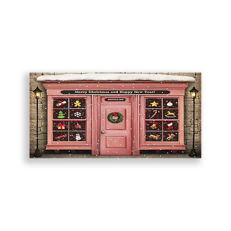 Capa Painel Retangular Sublimado - Natal