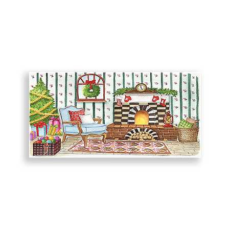 Capa Painel Retangular Sublimado - Natal