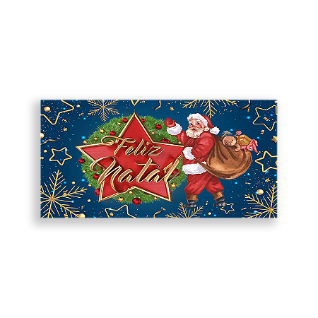 Capa Painel Retangular Sublimado - Natal