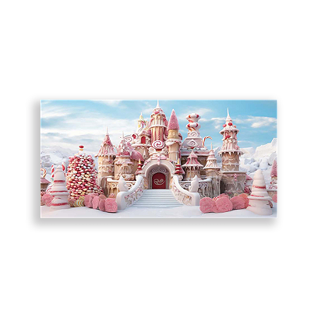 Capa Painel Retangular Sublimado - Natal