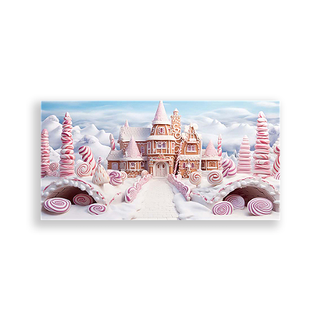 Capa Painel Retangular Sublimado - Natal