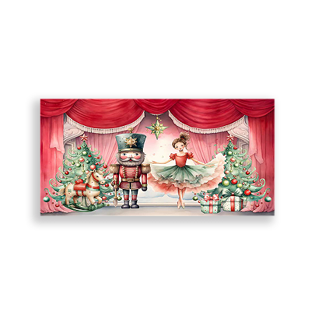 Capa Painel Retangular Sublimado - Natal