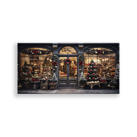 Capa Painel Retangular Sublimado - Natal