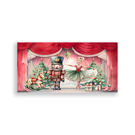 Capa Painel Retangular Sublimado - Natal