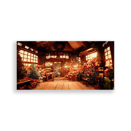 Capa Painel Retangular Sublimado - Natal