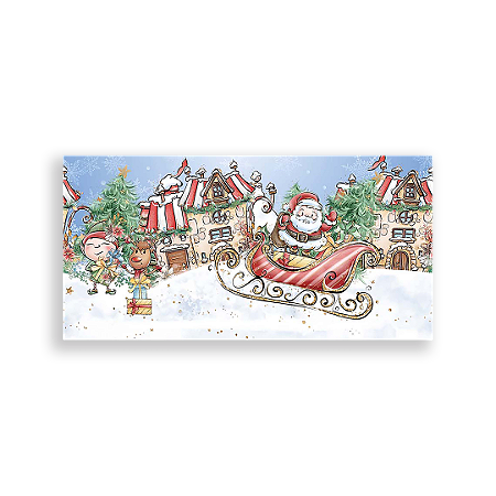 Capa Painel Retangular Sublimado - Natal