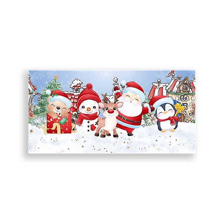 Capa Painel Retangular Sublimado - Natal